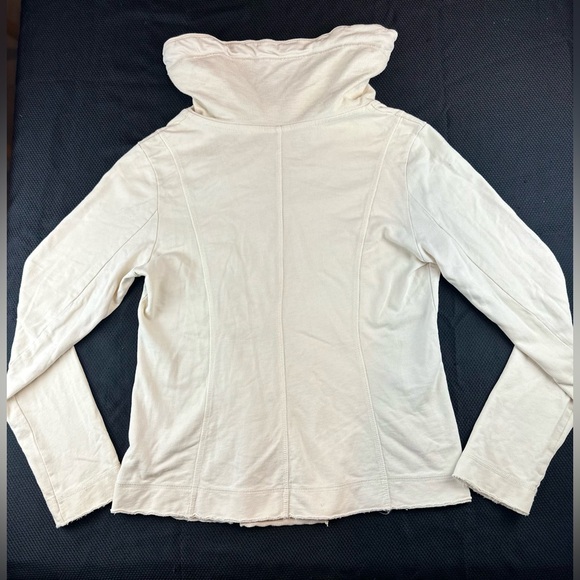 Lucky Brand Off-White Cotton Button Cardigan Jacket - Picture 5 of 10